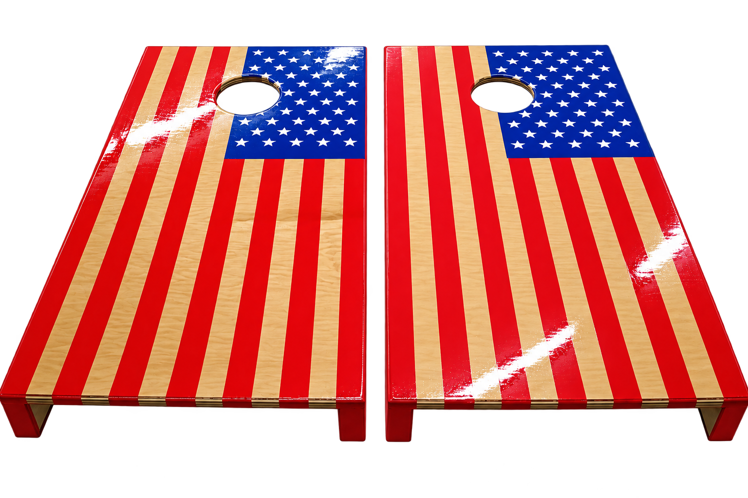 American Flag Cornhole Boards