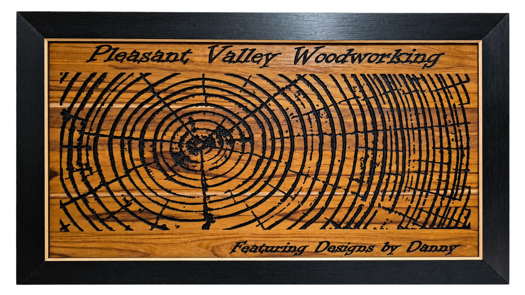 Pleasant Valley Woodworking business sign
